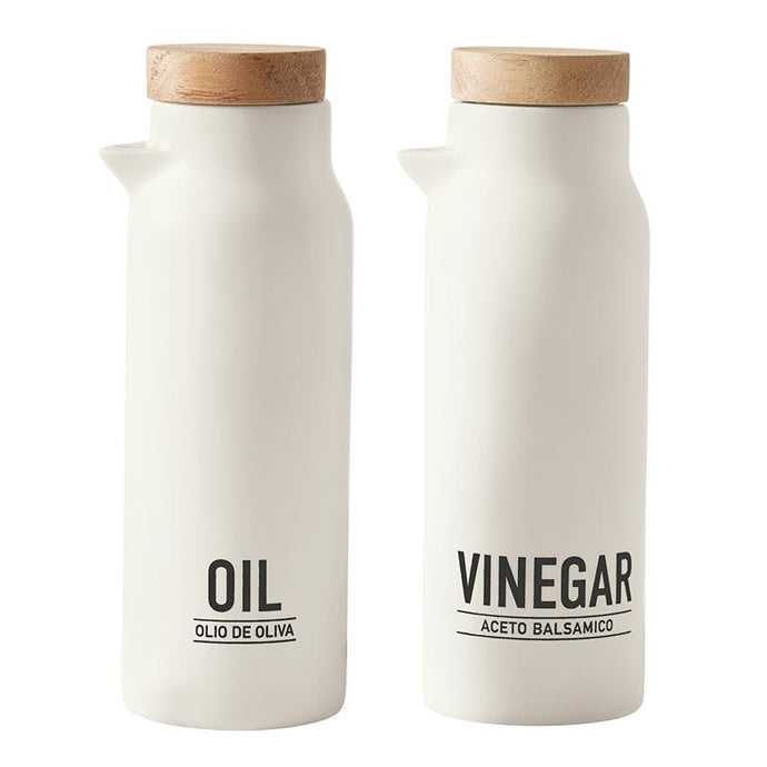 Matte Oil Vinegar Bottles