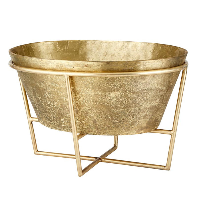 Large Gold Champagne Wine Bucket