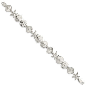 Sterling Silver Seashells Bracelet