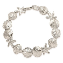 Load image into Gallery viewer, Sterling Silver Seashells Bracelet