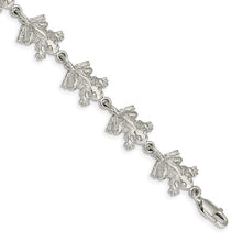 Load image into Gallery viewer, Sterling Silver Frogs Bracelet