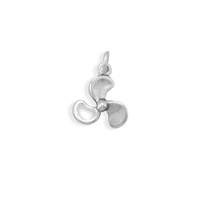 Silver Propeller Charm