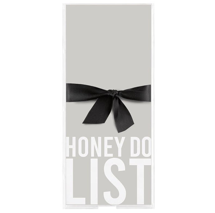 Notepaper in Acrylic Tray Honey Do List