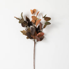 Load image into Gallery viewer, Warm Fall Eucalyptus Faux Floral Pick