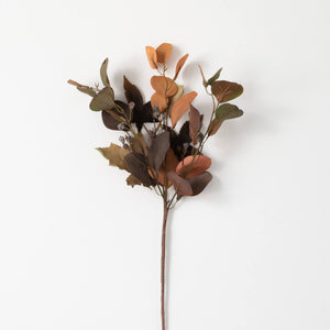 Warm Fall Eucalyptus Faux Floral Pick