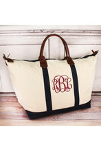 Load image into Gallery viewer, Large Canvas Weekender Bag