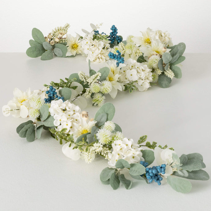 Clematis and Hydrangea Floral Garland***Available in January***