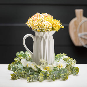Eucalyptus Poppy Candle Ring