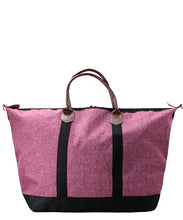 Load image into Gallery viewer, Large Canvas Travel Tote Bag