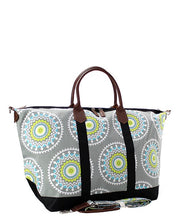 Load image into Gallery viewer, Large Canvas Travel Weekender Tote Bag