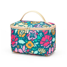 Load image into Gallery viewer, Bright Floral Cosmetic Bag