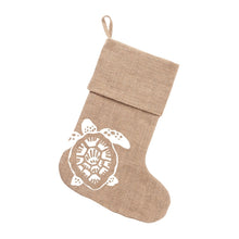 Load image into Gallery viewer, Turtle Burlap Stocking