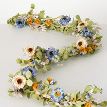Load image into Gallery viewer, Summer Wildflower Floral Garland