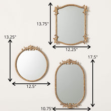 Load image into Gallery viewer, Gold Trimmed Ornate Mirror Set