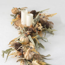 Load image into Gallery viewer, Fall Pumpkin Husk Faux Floral Garland