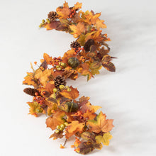 Load image into Gallery viewer, Pumpkin and Berry Weatherproof Garland