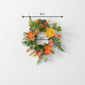 Blooming Ranunculus Accent Candle Ring