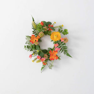 Blooming Ranunculus Accent Candle Ring