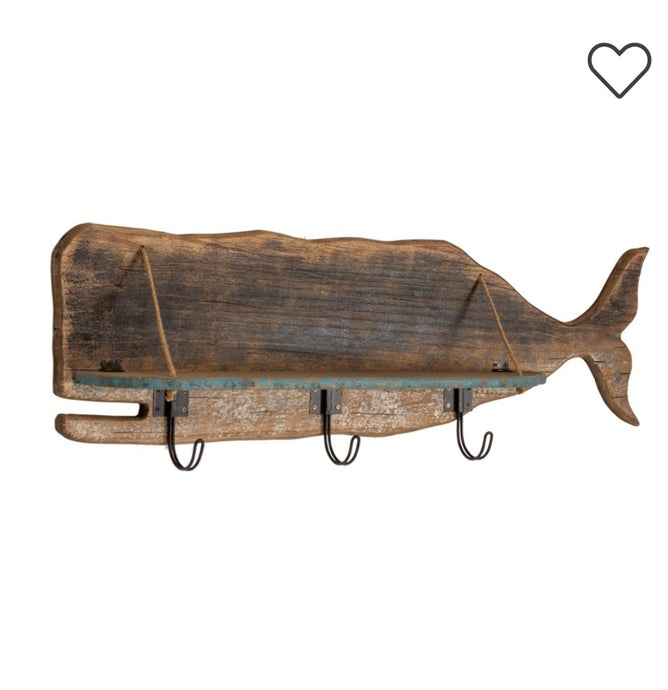 Whale Hook Board Shelf