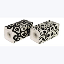 Load image into Gallery viewer, Moroccan Tile Ceramic Salt and Pepper Set