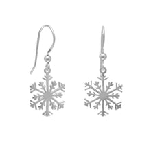 Load image into Gallery viewer, Small Snowflake Earrings - SoMag2