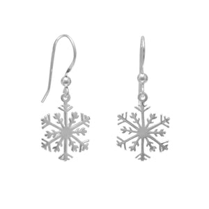 Small Snowflake Earrings - SoMag2