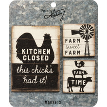 Load image into Gallery viewer, Farmhouse Rules Magnet Set - SoMag2