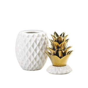 Ceramic Pineapple Jar - The Southern Magnolia Too