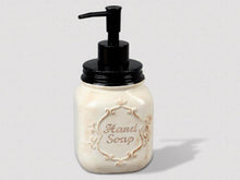 Load image into Gallery viewer, Ceramic Mason Jar Hand Soap Lotion Dispenser