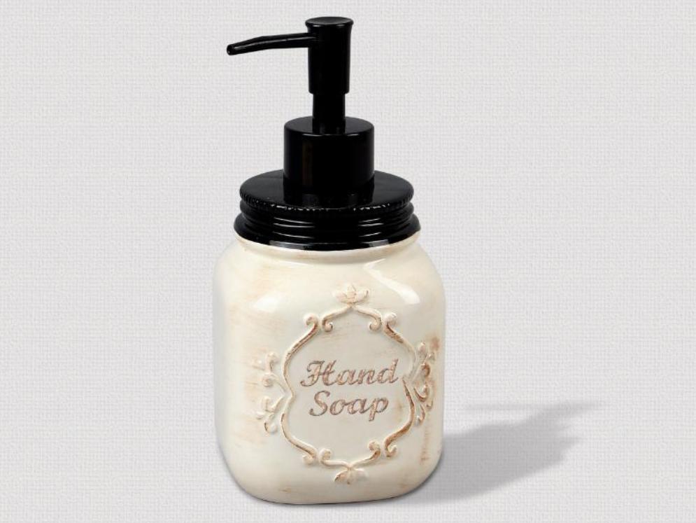 Ceramic Mason Jar Hand Soap Lotion Dispenser
