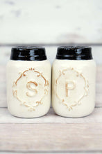 Load image into Gallery viewer, Ceramic Jar Salt and Pepper Shaker Set - The Southern Magnolia Too
