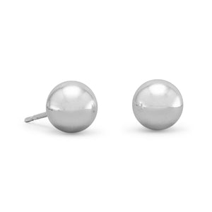 Sterling Silver Ball Stud Earring - SoMag2