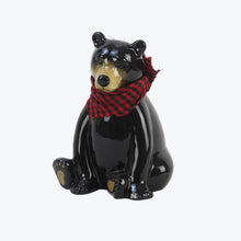 Load image into Gallery viewer, Black Bear Ceramic Coin Bank - The Southern Magnolia Too