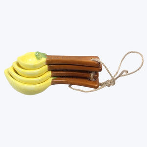 Ceramic Yellow Lemon Measuring Spoon Set - The Southern Magnolia Too