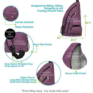 Glitz and Glam Glitter Sparkle Sling Backpack - SoMag2
