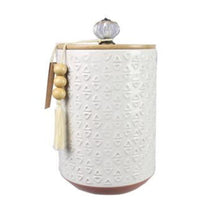Load image into Gallery viewer, Ceramic Coffee Tea Sugar Flour Canister Set - The Southern Magnolia Too