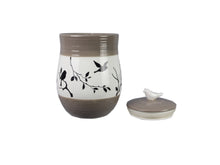 Load image into Gallery viewer, Birds Ceramic Coffee Tea Sugar Flour Canister Set
