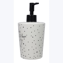 Load image into Gallery viewer, Kindness and Love Ceramic Soap Lotion Dispenser
