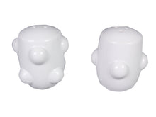 Load image into Gallery viewer, White Dot Hobnail Ceramic Salt and Pepper Shaker Set
