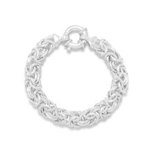 Load image into Gallery viewer, Oval Byzantine Sterling Silver Bracelet - SoMag2