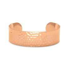 Load image into Gallery viewer, Hammered Solid Copper Cuff Bracelet - SoMag2