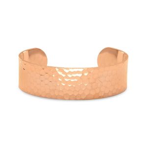 Hammered Solid Copper Cuff Bracelet - SoMag2