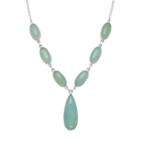 Green Chalcedony Necklace - SoMag2