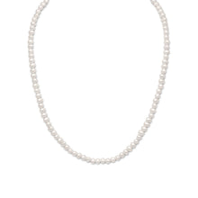 Load image into Gallery viewer, Extension White Cultured Freshwater Pearl Necklace - SoMag2