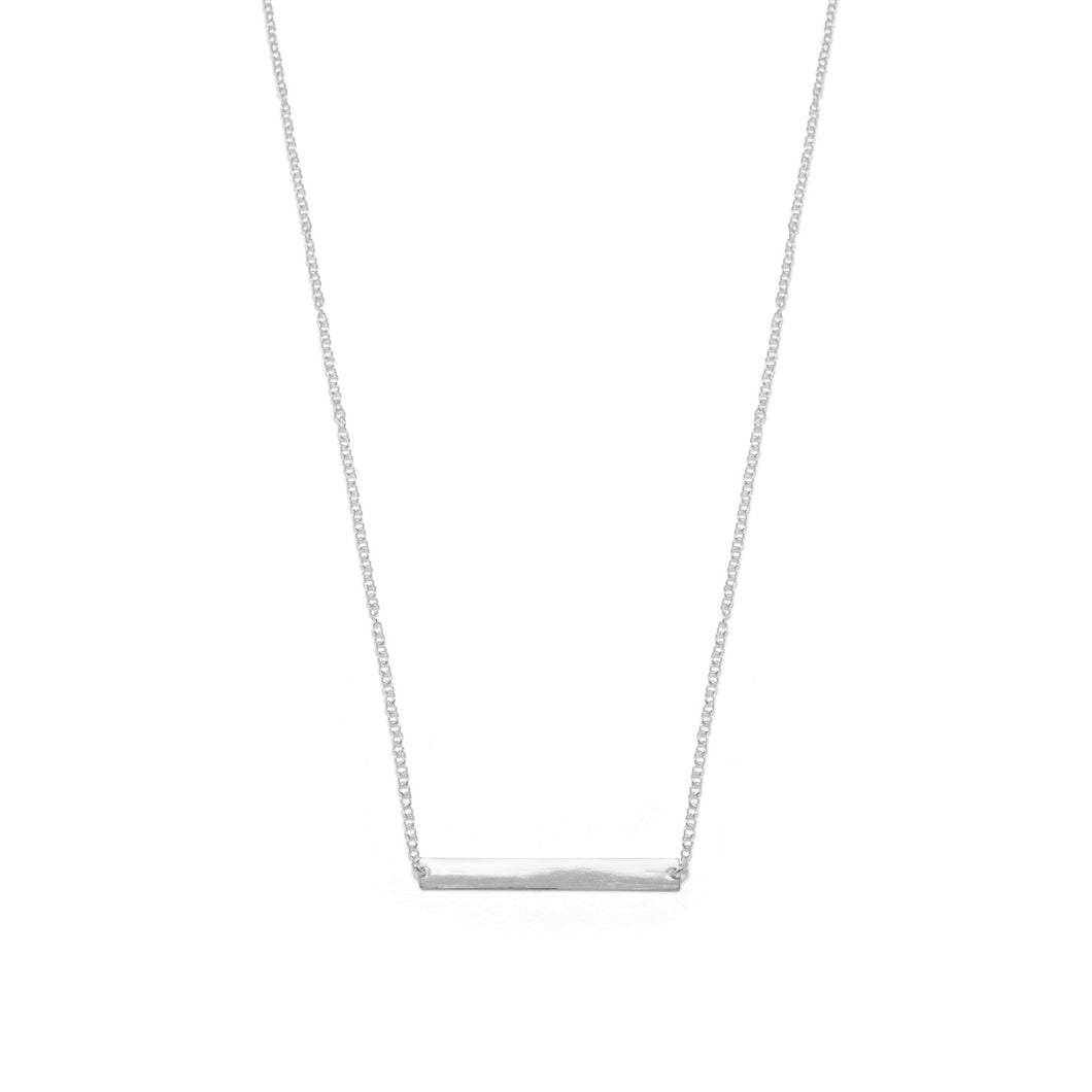 Thin Bar Nameplate Necklace - SoMag2