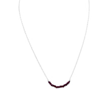 Load image into Gallery viewer, Faceted Garnet Bead Necklace - January Birthstone - SoMag2