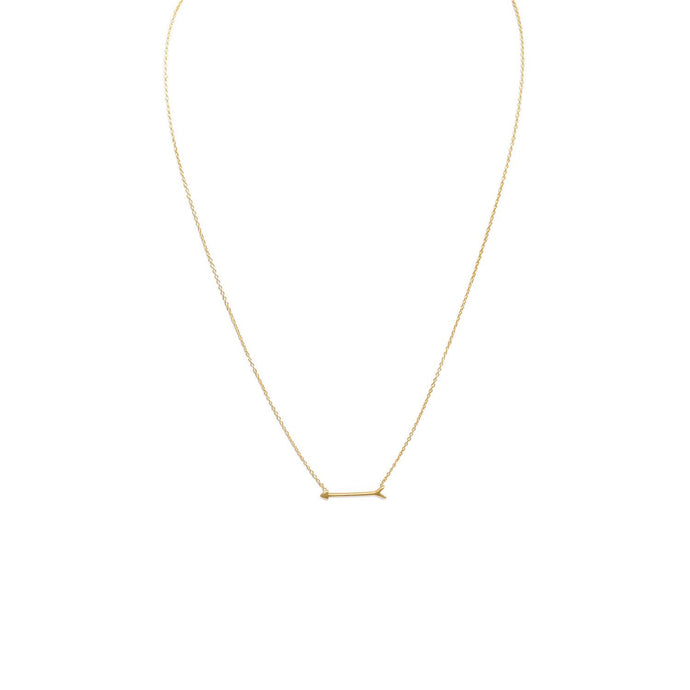 Gold Plated Arrow Design Necklace - SoMag2