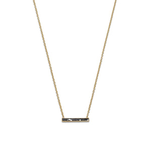Gold Plated Diamond Chip Necklace - SoMag2