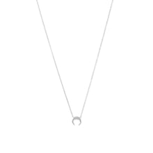 Load image into Gallery viewer, Silver Mini Crescent Necklace - SoMag2