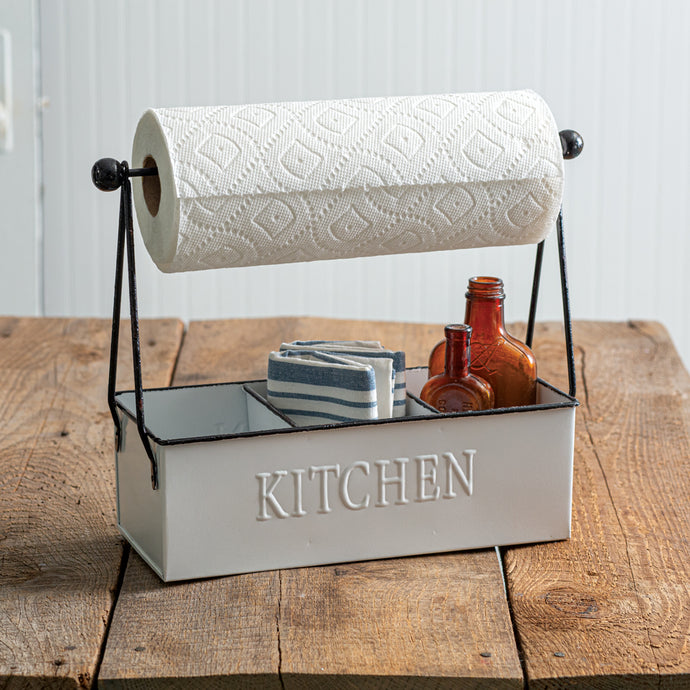 Multi Use Organizer Farmhouse Kitchen Paper Towel Holder - SoMag2